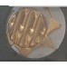 UNITED STATES OF AMERICA . UNDATED . WAFFLED DOLLAR COIN . ERROR . WITH WEBBING